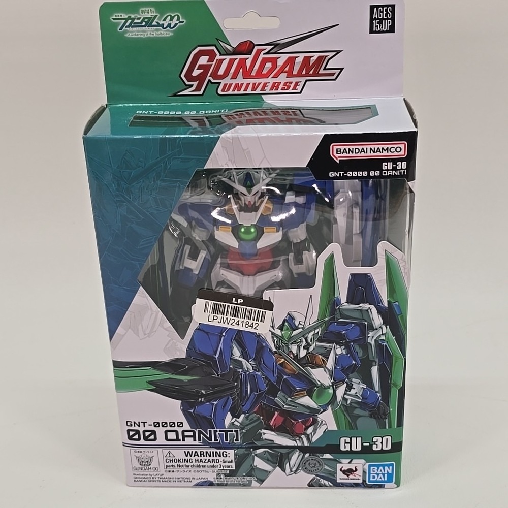 GU-30 Gundam Universe OO GNT-00 QAN[T] Action‎ Figure Bandai Namco SEALED